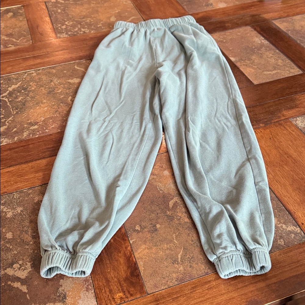 Garage Soft Teal drawstring Jogger Pants with pockets